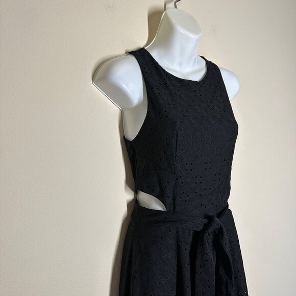 Anthropologie Hutch Algarve Eyelet Cut Out Midi Dress Womens Size SP Party Boho - Picture 4 of 10